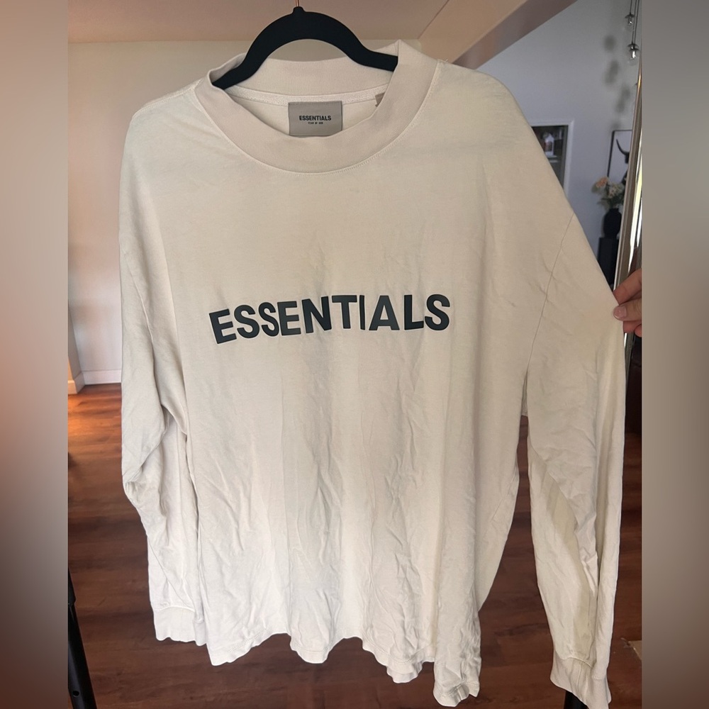 Essentials Off-White Knit Top